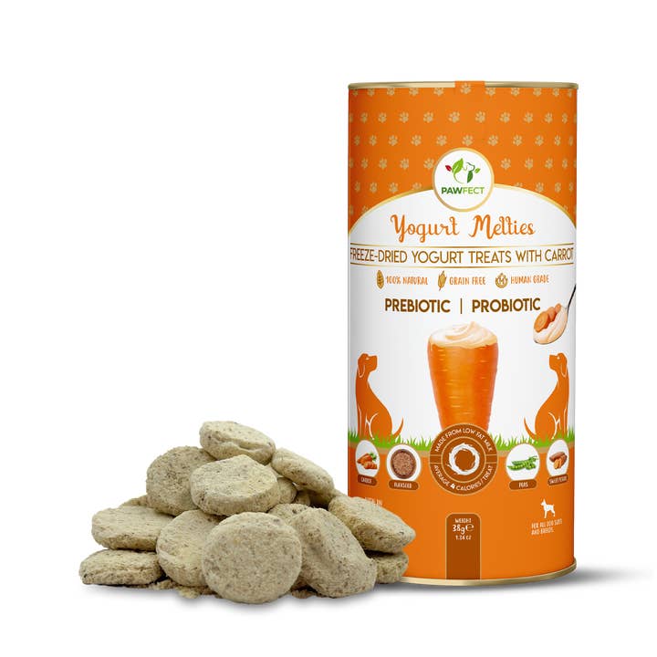 Pawfect Freeze Dried Yogurt Melties With Carrot