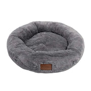 Petchic Tuti Pelüş Simit Yatak Antrasit 60 Cm
