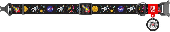 5121-collar Waudog Nasa Desenli Metal Tokalı Köpek Boyun Tasması 31-49 Cm 25 Mm