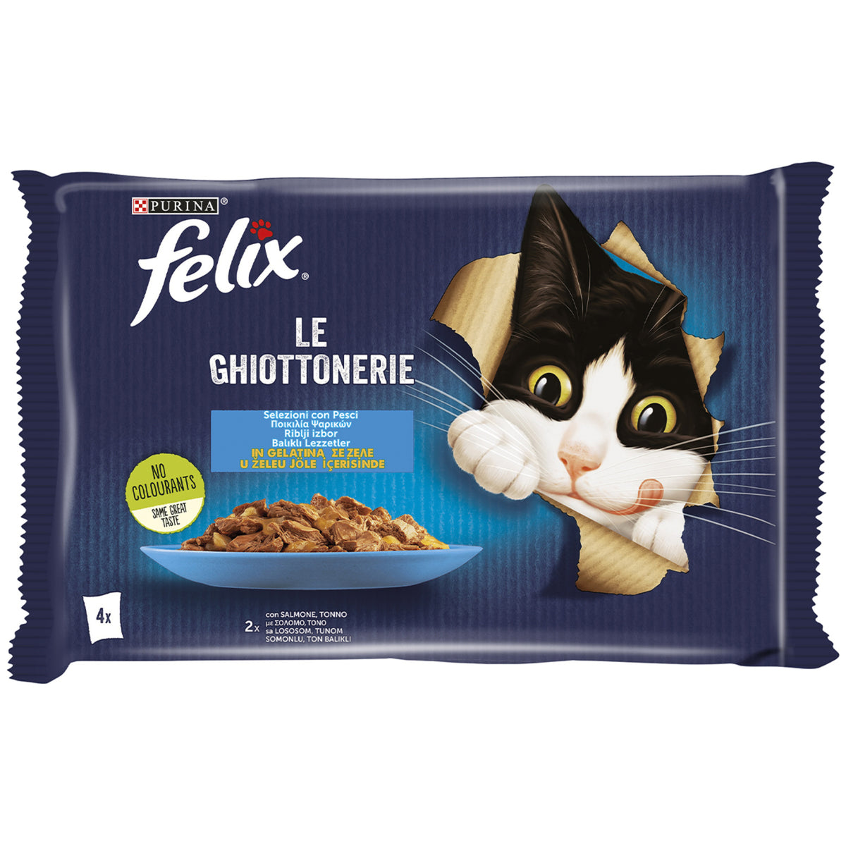 Felix Somonlu Kedi Avantajlı Paket 12(4x85g)