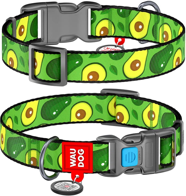 4773-waudog "avocado" Design, Plastic Fastex, W 25 Mm, L 35-58 Cm