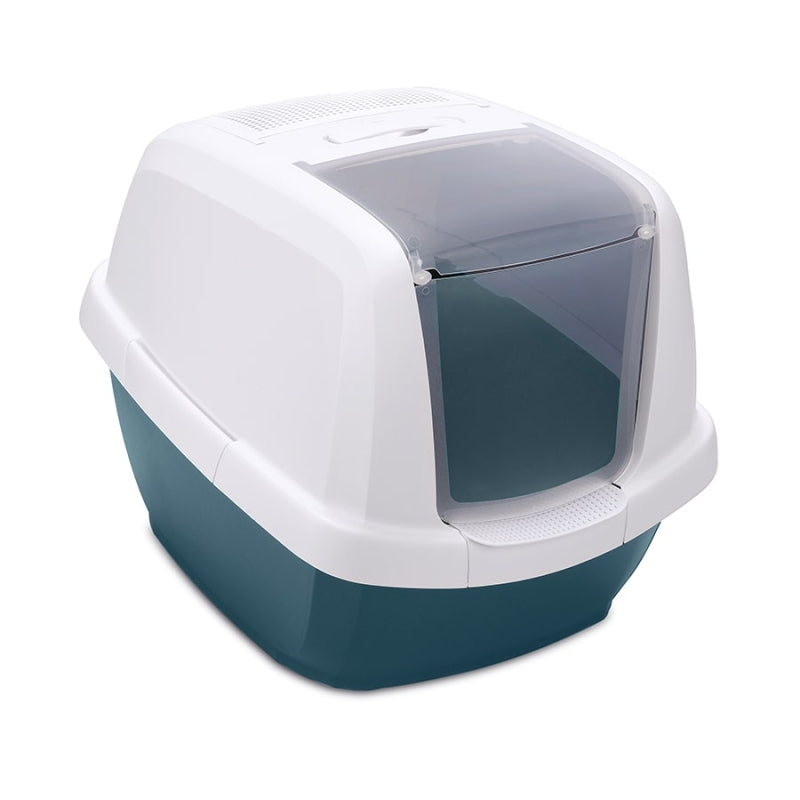 Imac Maddy Junıor Kapalı Kedi Tuvaleti Petrol Mavisi 57x43x41cm
