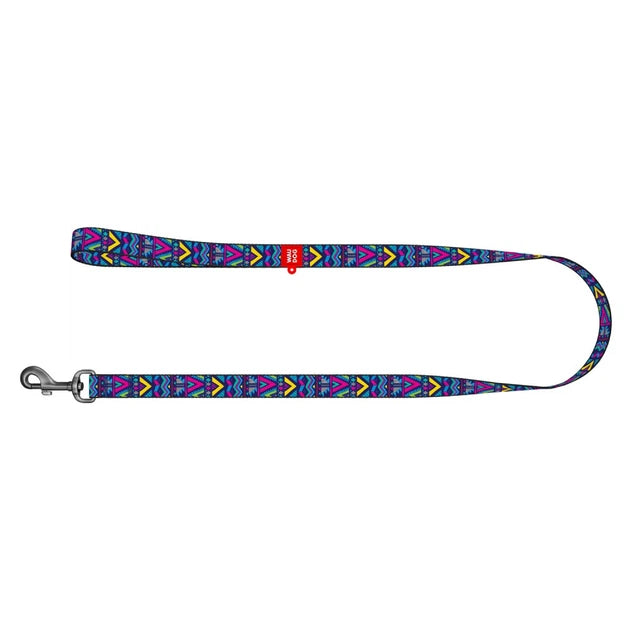 Waudog Nylon Dog Leash "ındie" Design, W 20 Mm, L 122 Cm (4832)