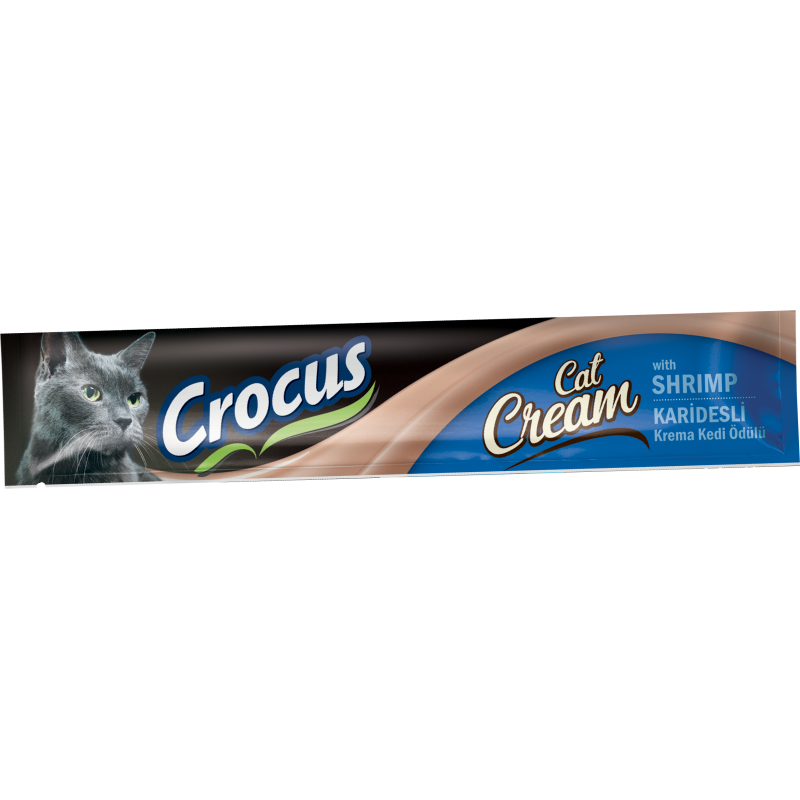 Crocus Karidesli Kedi Kreması Tekli 15gr