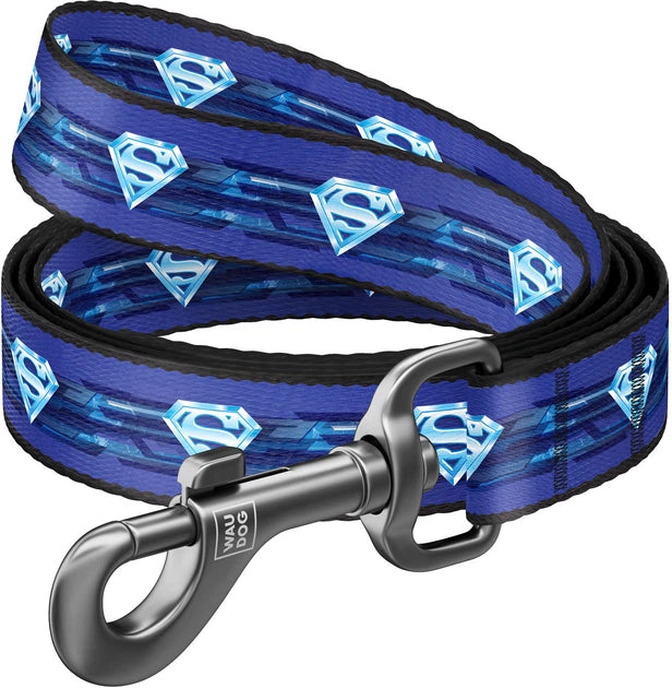 Waudog Leash "superman 1" Design, W 10 Mm, L 122 Cm 0110-2013