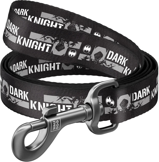0110-2011 Waudog Nylon Dog Leash "dark Knight" Design, W 10 Mm, L 122 Cm
