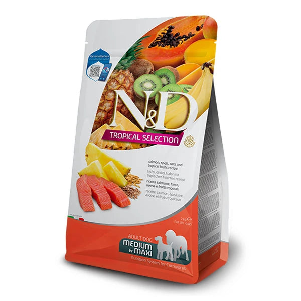 Nd Tropical Orta-büyük Irk Somonlu Yetişkin Köpek Maması 2 Kg