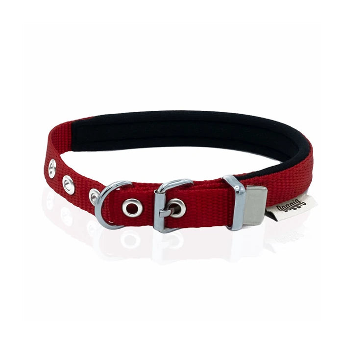 Doggie Konfor Dokuma Köpek Boyuntasması 1,5x20-25 Cm Kırmızı