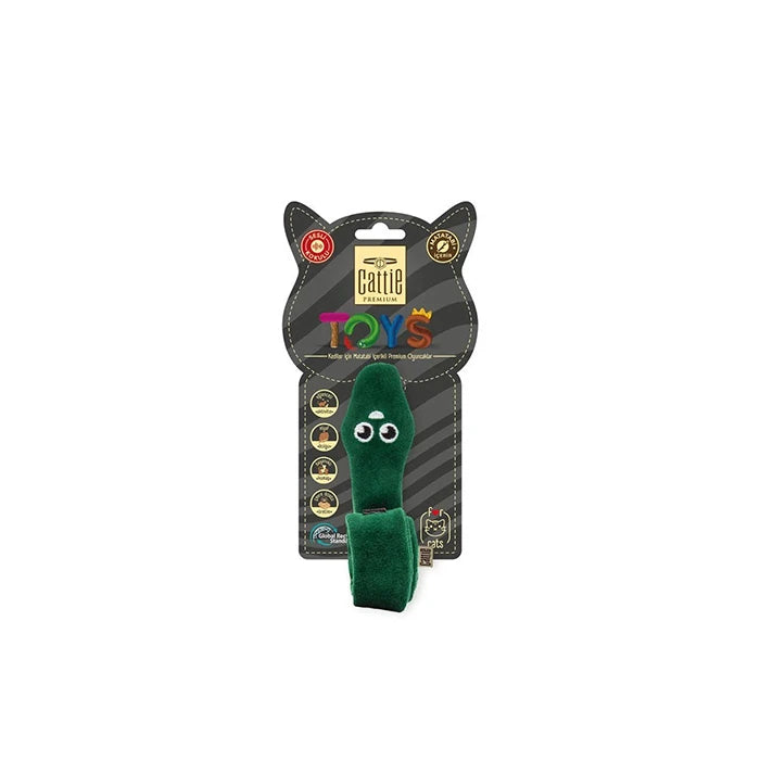 Cattie Yılan Peluş Matatabili Kedi Oyuncağı 33cm