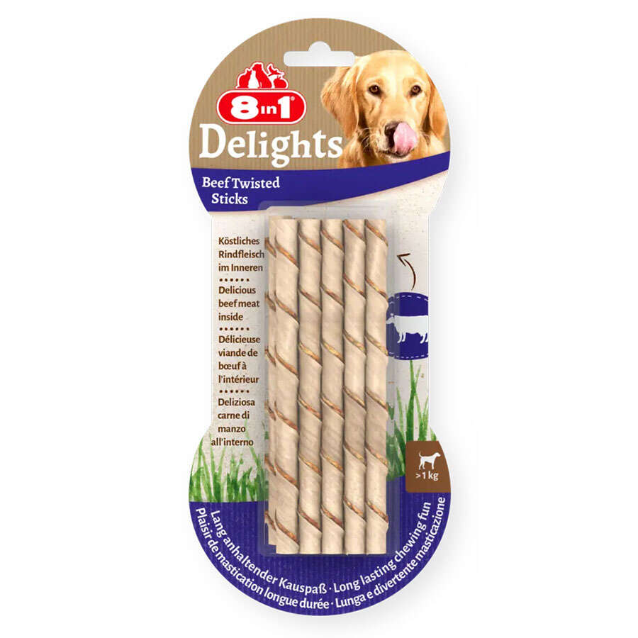 8in1 Beef Delight Stick Köpek Ödülü