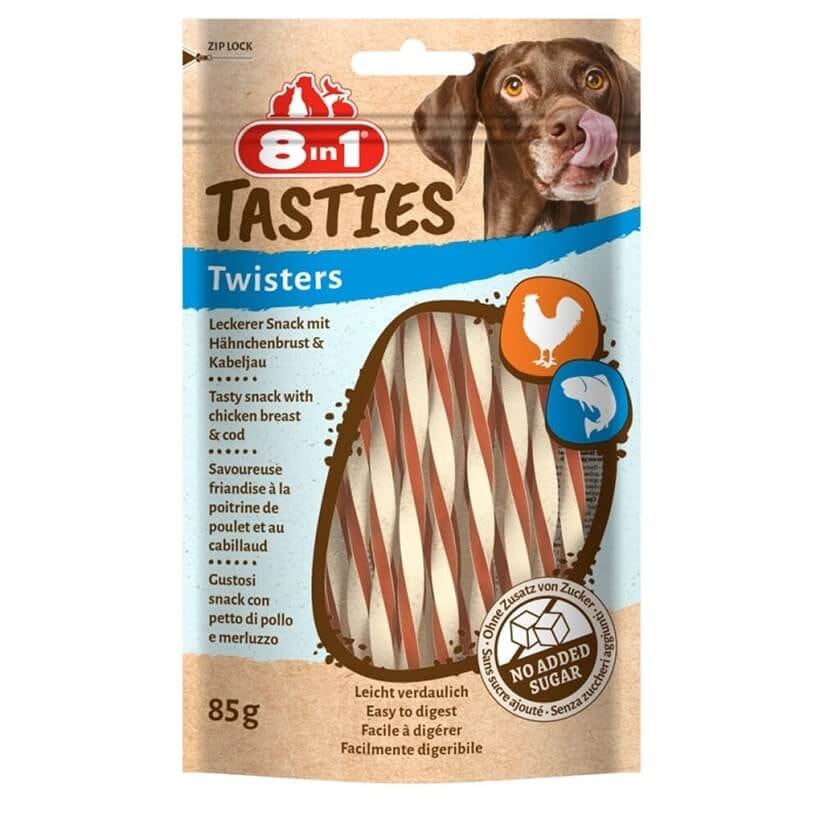 8ın1 Tasties Twister Köpek Ödülü 85 Gr