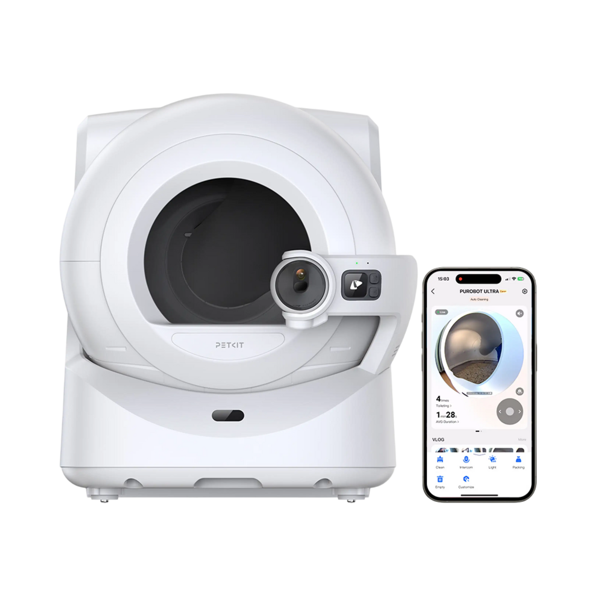 Petkit Purobot Ultra With Camera White