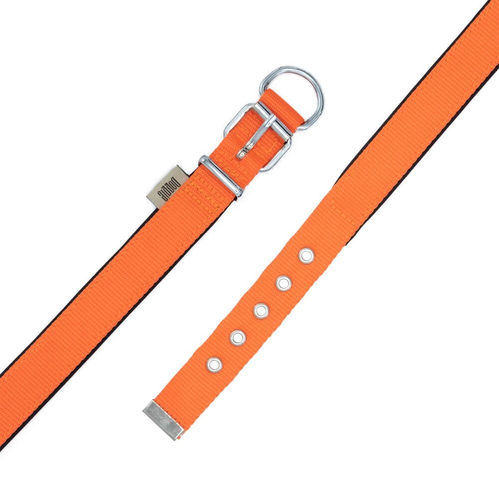 Doggie Konfor Dokuma Köpek Boyuntasması 1,5x20-25 Cm Turuncu