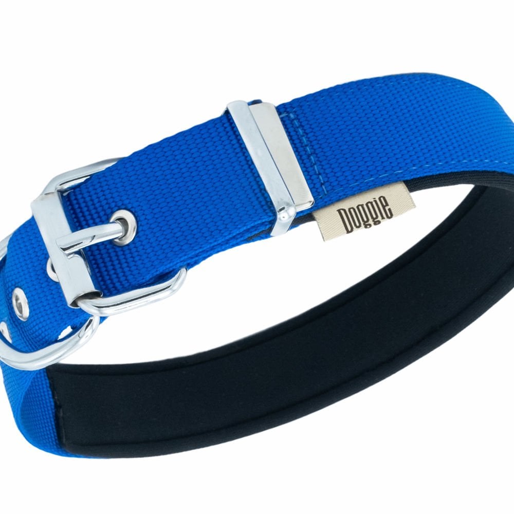 Doggie Konfor Dokuma Köpek Boyuntasması 2x35-40 Cm Mavi
