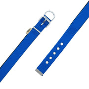 Doggie Dokuma Köpek Tasması 3x42- 50cm (mavi)