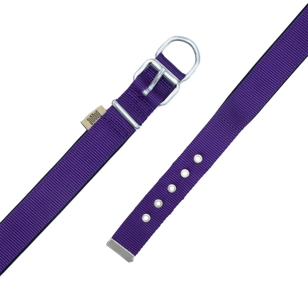 Doggie Dokuma Köpek Tasması 2.5x37- 45cm (mor)