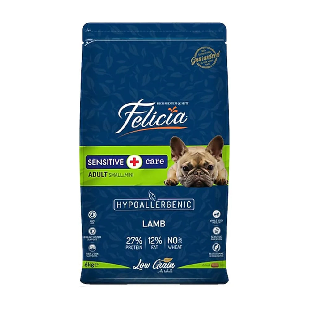 Felicia Kuzu Etli Yetişkin Köpek Maması Small Mini 6 Kg