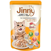 Jinny Ton Balıklı Ve Somonlu Gravy Kedi Pouch 70 Gr