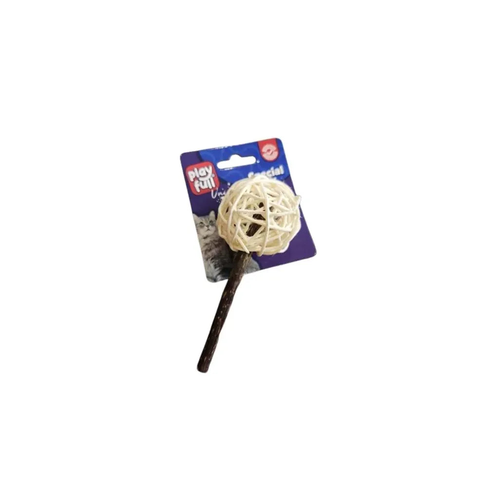 Playfull Ahşap Kedi Oyuncağı 13,5 Cm