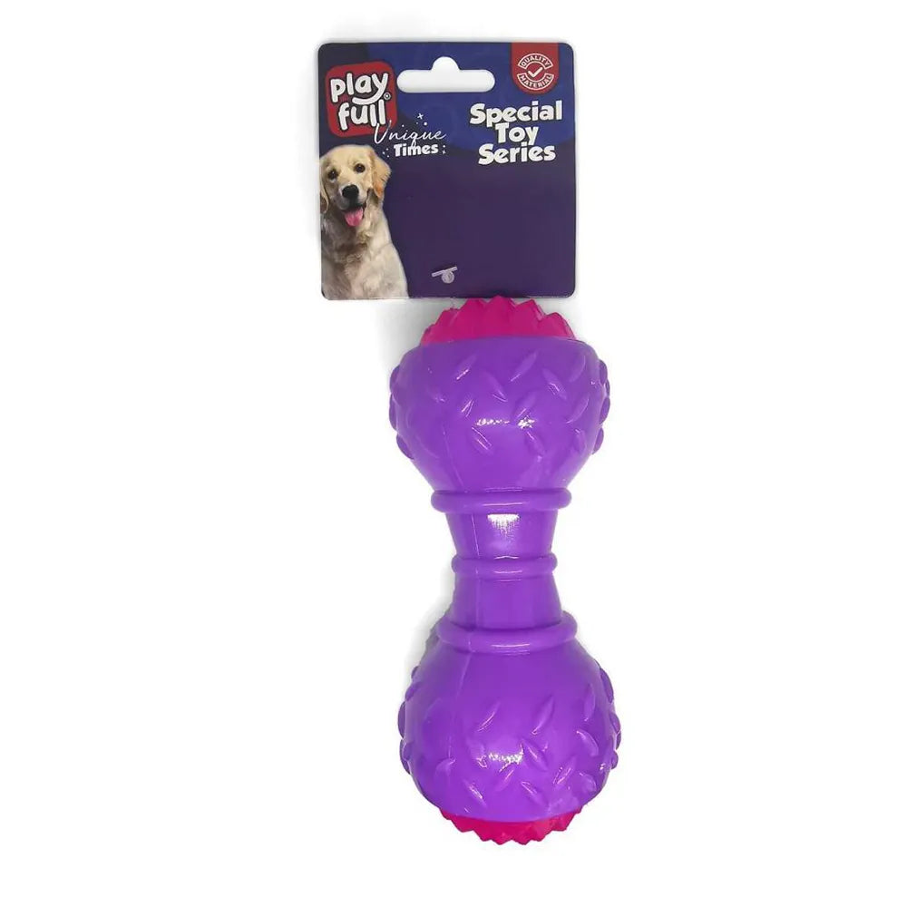 Playfull Dambıl Şeklinde Plastik Köpek Oyuncağı 5x15 Cm