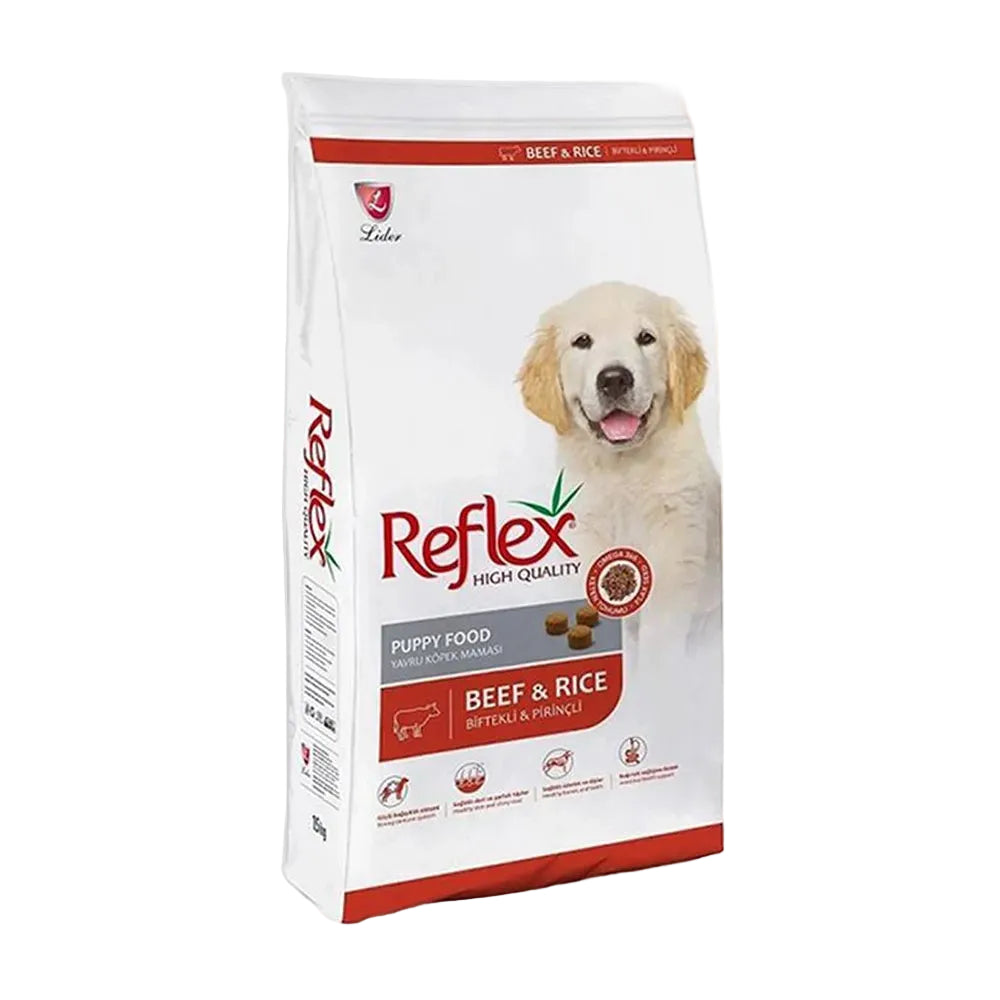 Reflex Puppy Beef Dog Food 15 Kg