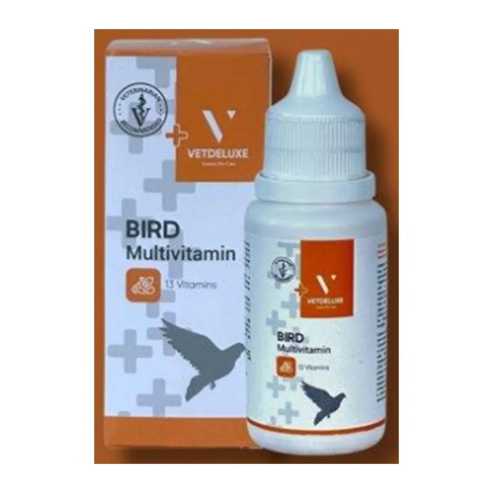 Vetdeluxe Kuşlar İçin Multivitamin Damla 30 Ml