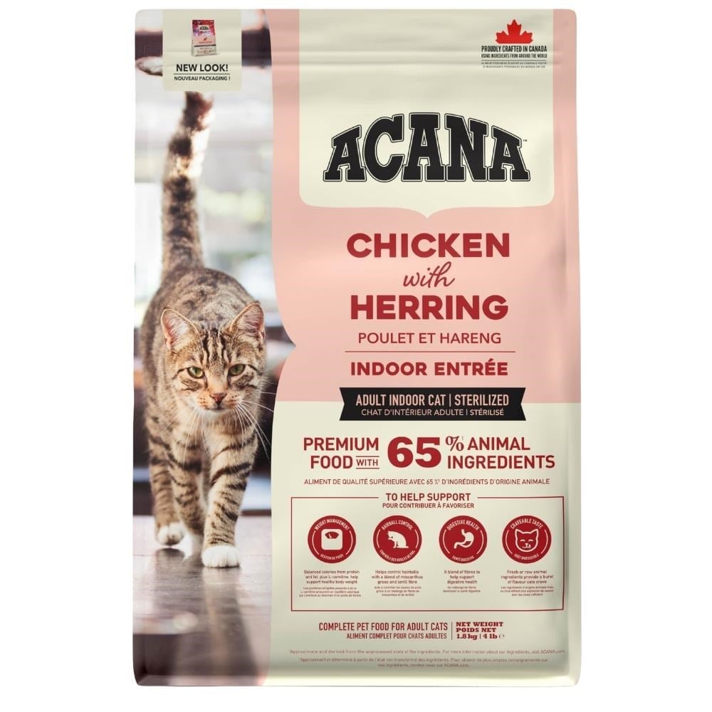 Acana Indoor Entree Hairball Control Tavuklu Ve Hindili Kısırlaştırılmış Kedi Maması 4,5kg