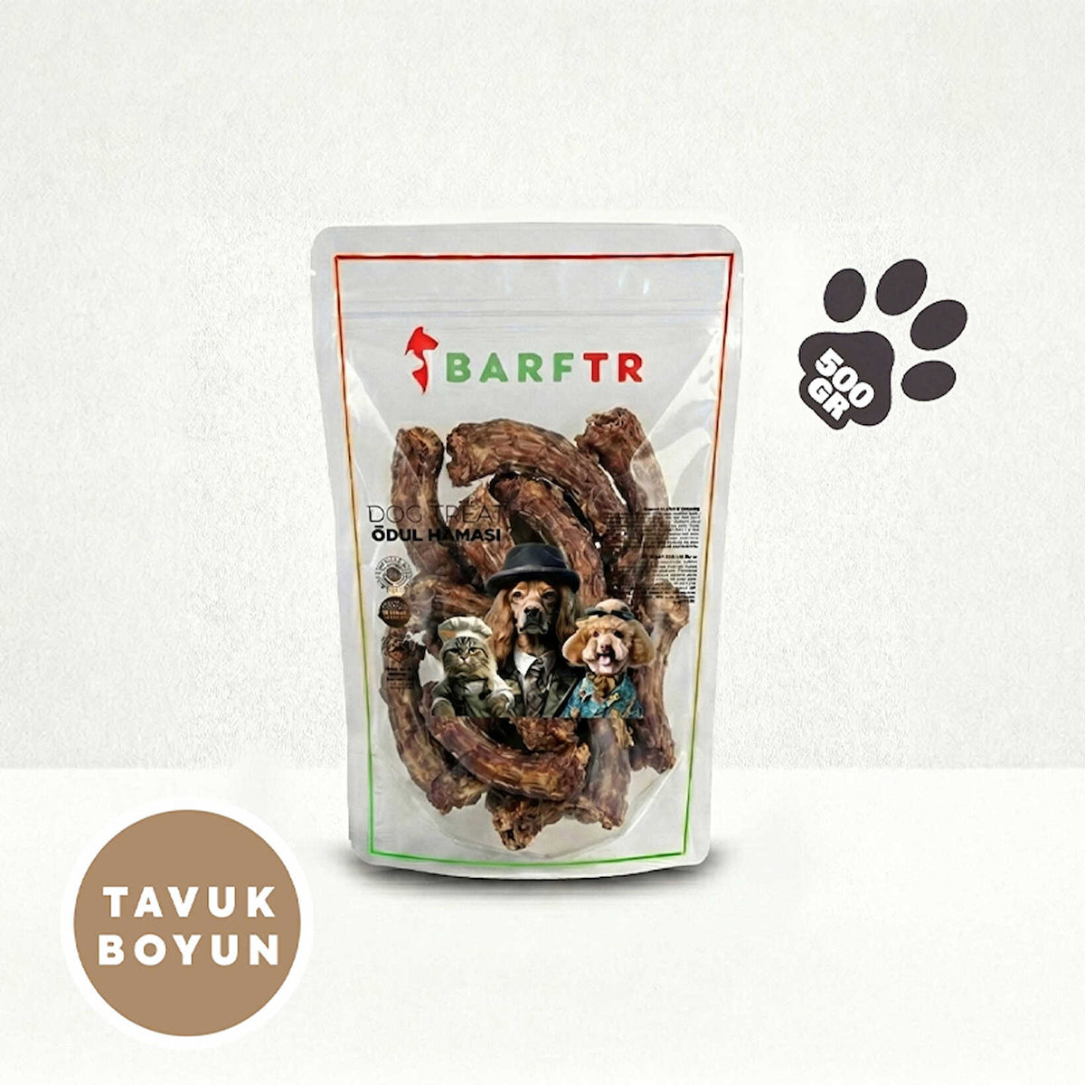 Tavuk Boyun Atıştırmalık Ödül Maması 500 Gram