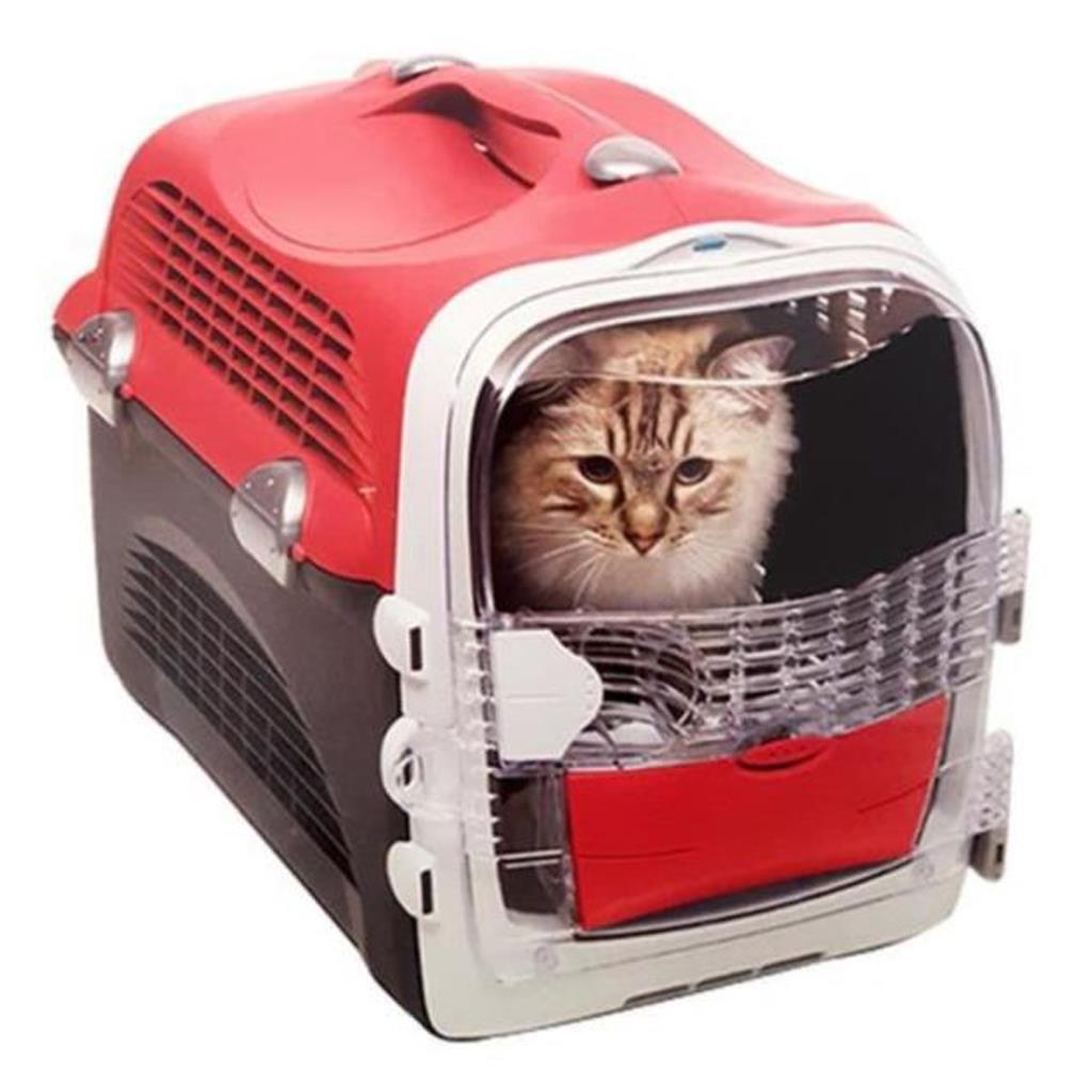 Catit Cabrio Carrier Cherry Red