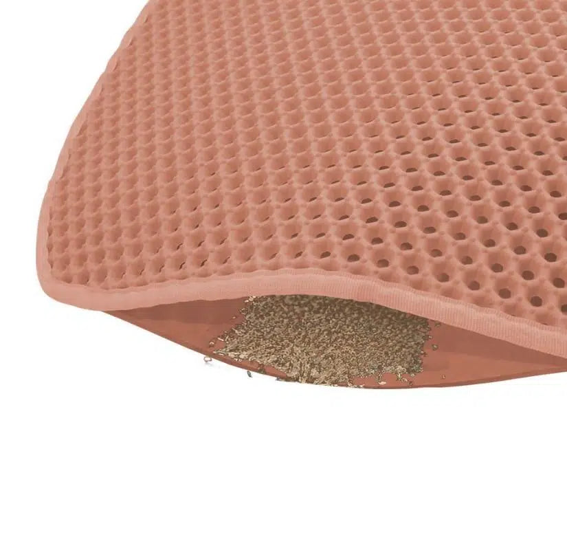 Cattie Taraklı Eva Kedi Kumu Paspası 50x75cm (pembe)