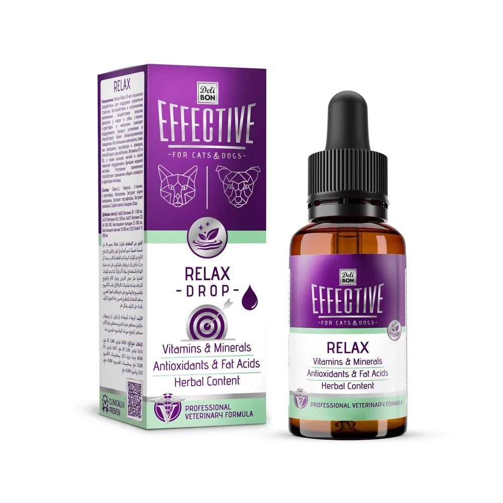 Delibon Kedi Ve Köpek Takviye Damlası 50ml (stres Kontrol Desteği)