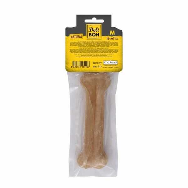 Delibon Kemik Köpek Ödül Maması 15cm 1 Adet (natürel)