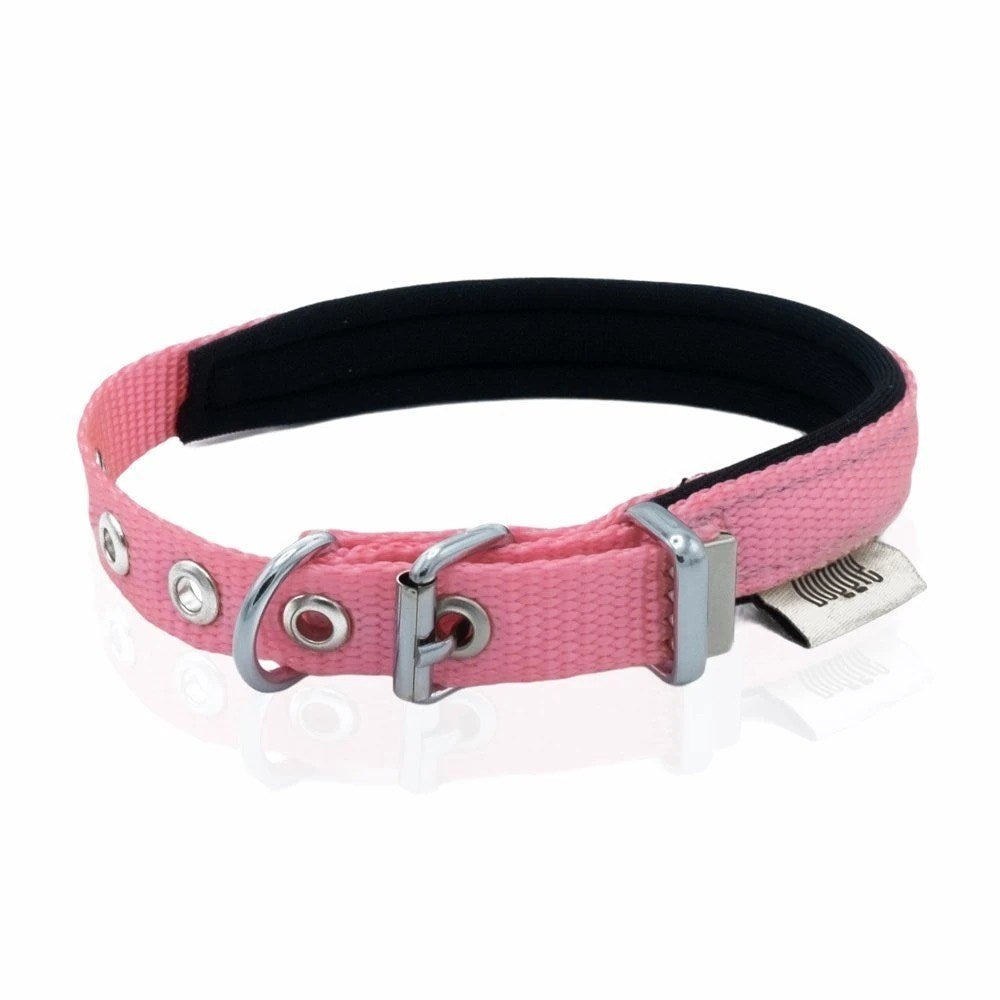 Doggie Konfor Dokuma Köpek Boyuntasması 1,5x25-30 Cm Pembe