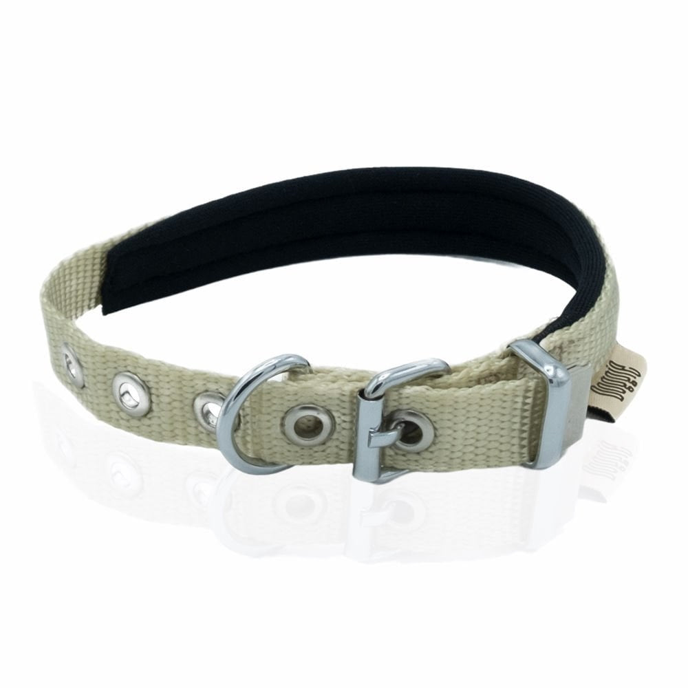 Doggie Dokuma Köpek Tasması 2.5x42- 50cm (haki)