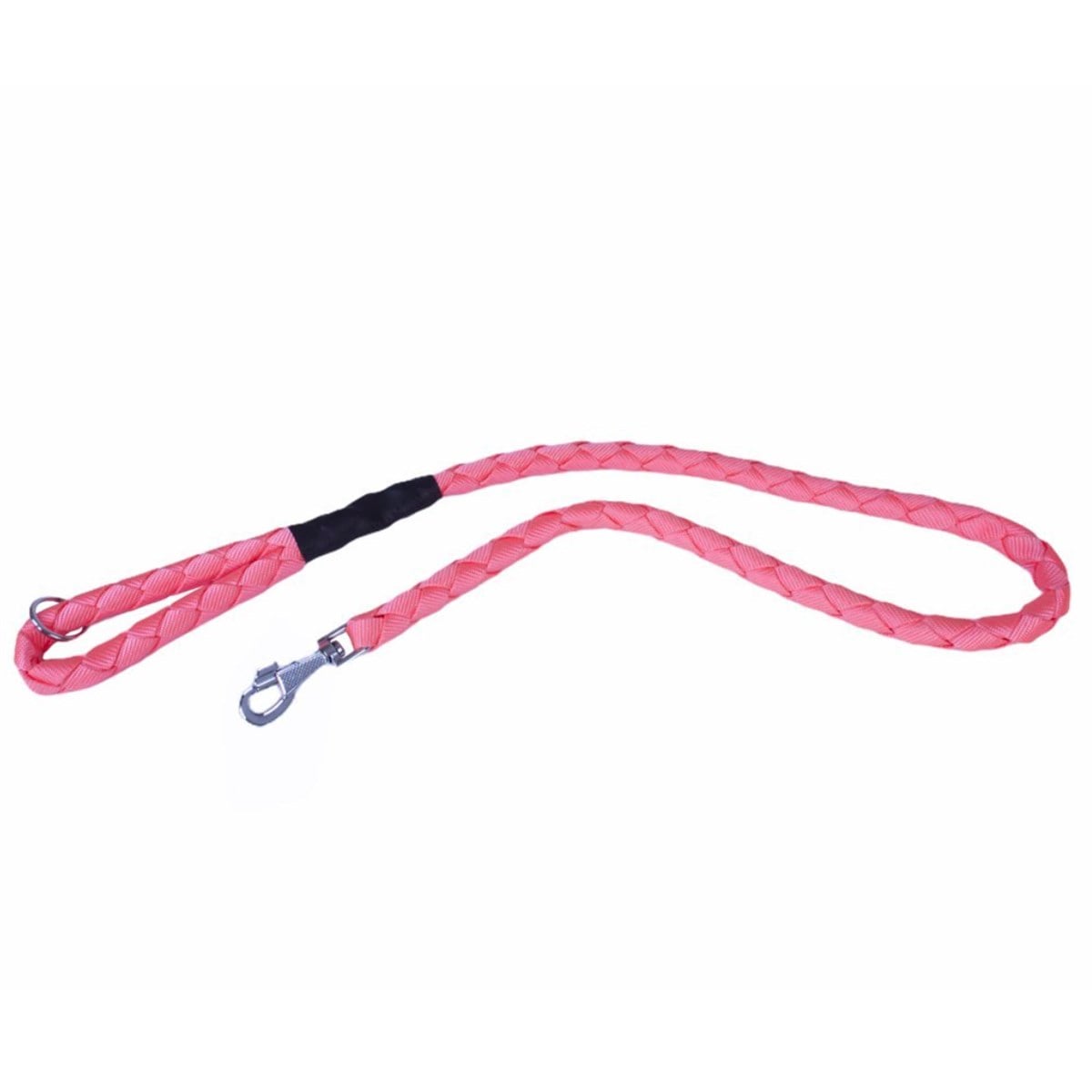 Doggie Dokumadan El Yapımı Örgülü Köpek Gezdirme Kayışı M-2x140cm - Pınk