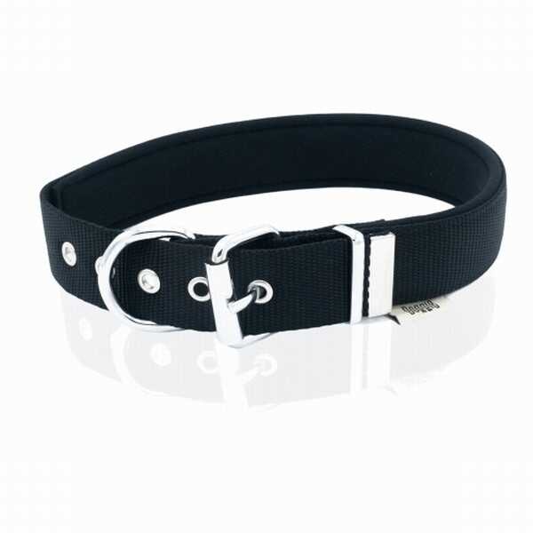 Doggie Konforlu Dokuma Köpek Boyun Tasması 5x60-70 Cm Siyah