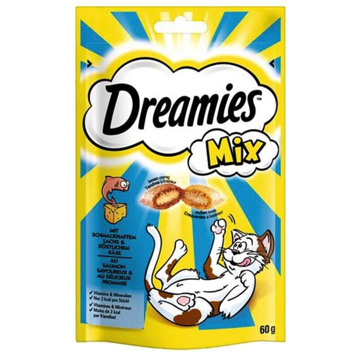 Dreamies Mix Somonlu Peynirli Kedi Ödülü 60 Gr