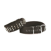 Doggie comfort Dokuma Bol Çivili Boyun Tasması Siyah 5x50-60cm