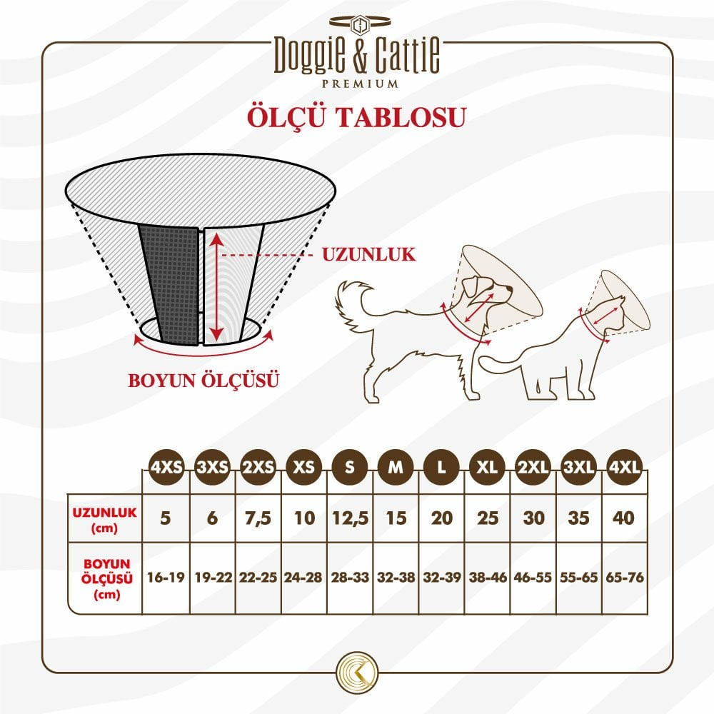 Doggie Comfort Yakalık M 15*32-38 Cm