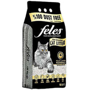 Feles Kedi Kumu 10 Lt Kokusuz İnce Taneli Ultra Hafif Topaklaşan Kedi Kumu