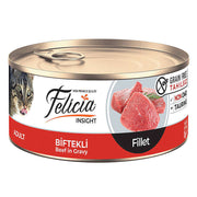 Felicia Biftekli Fileto Yetişkin Kedi Maması 85 Gr