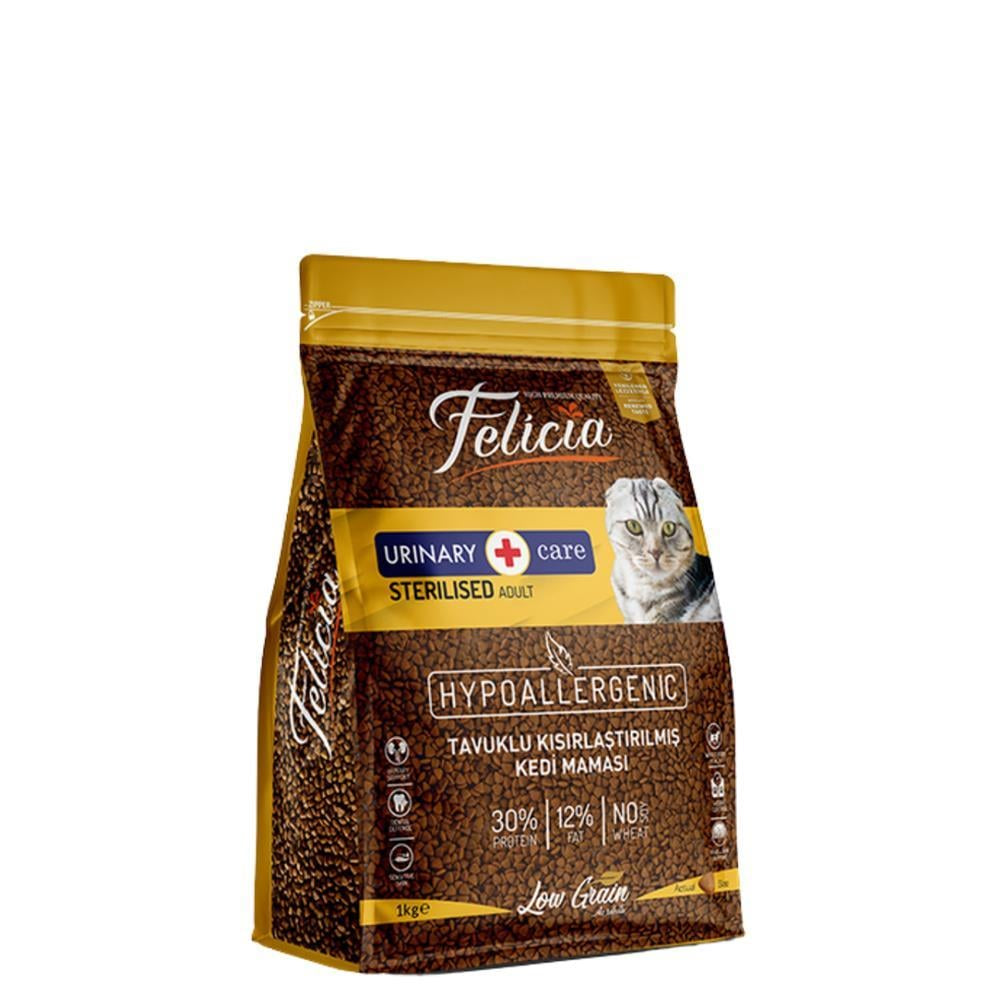 Felicia Tavuk Etli Kısır Kedi Maması 1 Kg (kapalı)