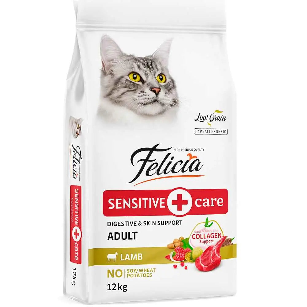 Felicia Kuzu Etli Kedi Maması 12 Kg