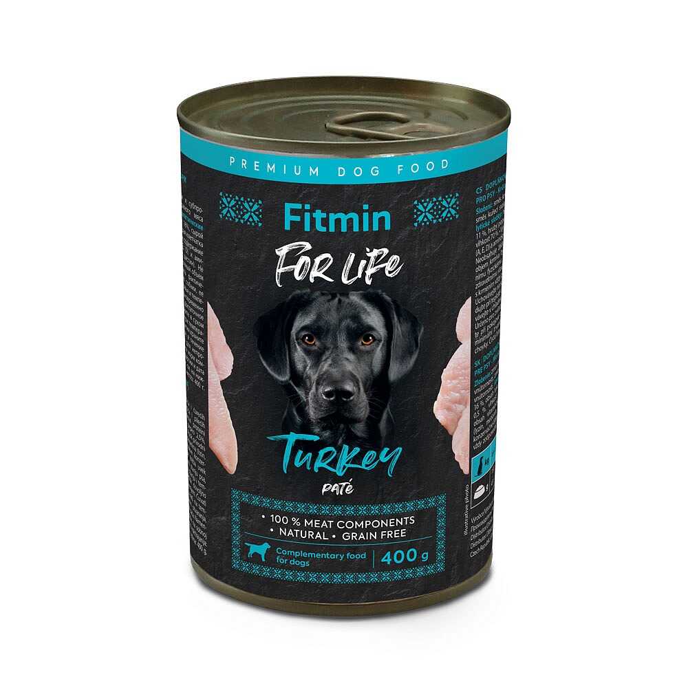 Fitmin For Life Hindi Etli Pate Köpek Konserve Maması 400 Gram