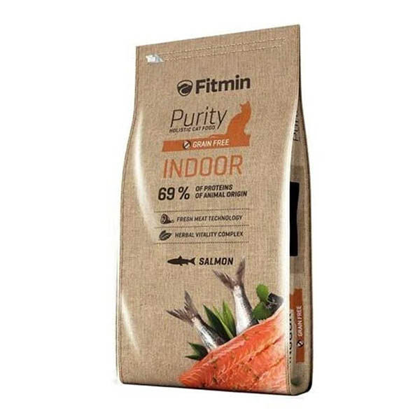 Fitmin Purity Indoor Somonlu Tahılsız Yetişkin Kedi Maması 10 Kg