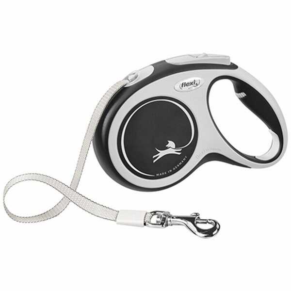 Flexi New Comfort Otomatik Şerit Gezdirme Tasma Xs 3mt Siyah