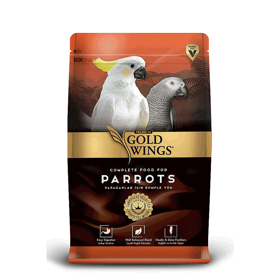 Gold Wings Premium Papağan Yemi 1000 Gr