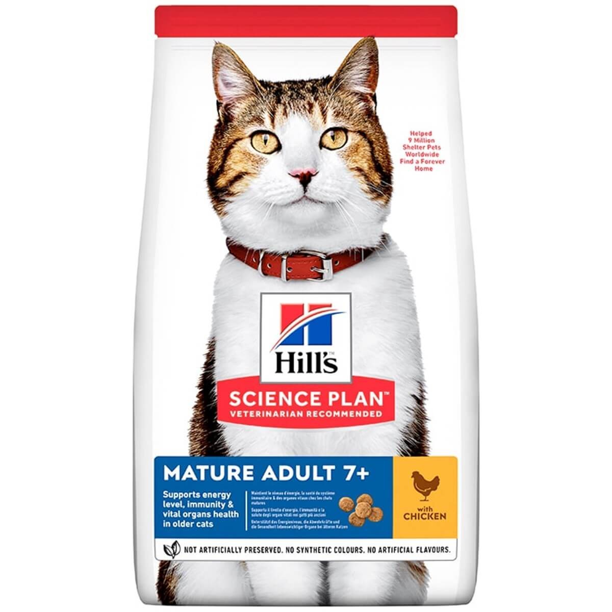 Hills Tavuklu Mature Adult +7 Yaşlı Kedi Maması 3 Kg