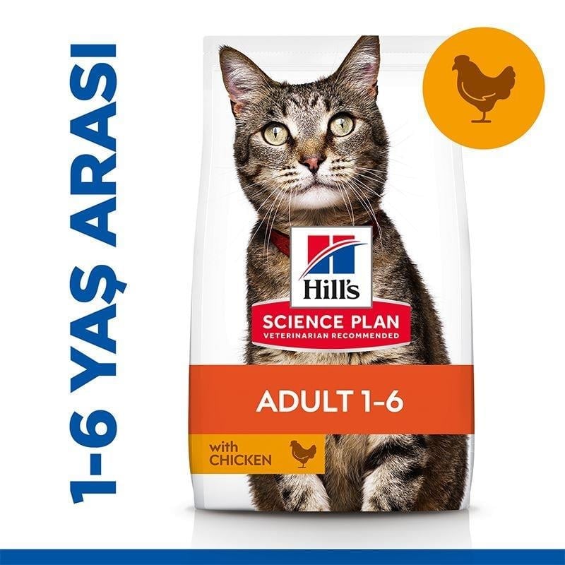 Hills Adult Tavuklu Yetişkin Kedi Maması 3 Kg