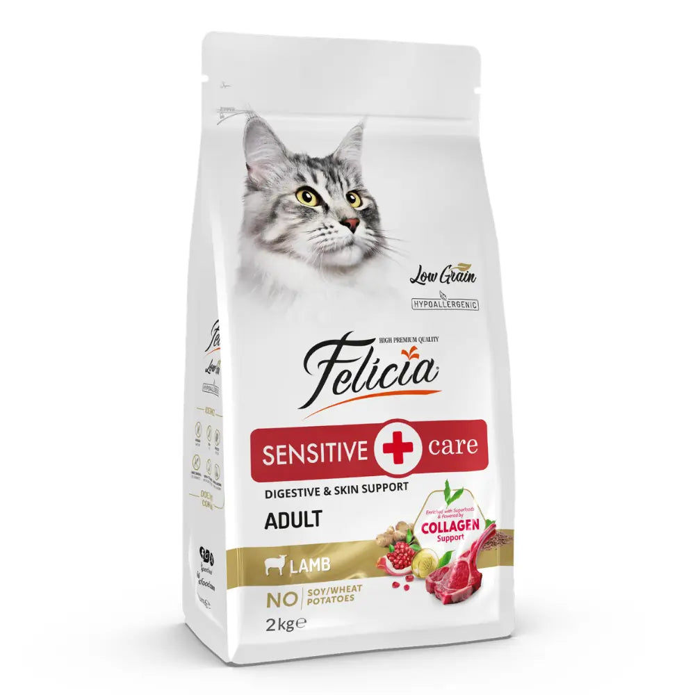 Felicia Kuzu Etli Kedi Maması 2 Kg